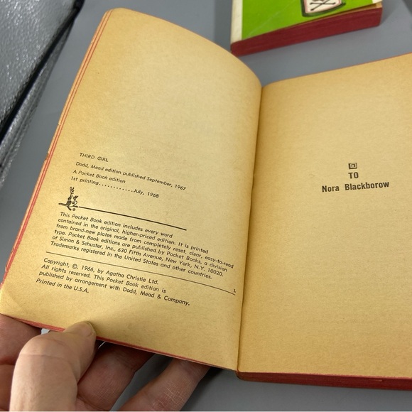 Vintage Agatha Christie Picket Books 1960’s Paperback set of 4 - Picture 4 of 16